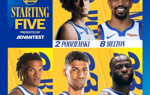 勇士首发5人集体失踪，Reddit老哥：这阵容我只认识追梦